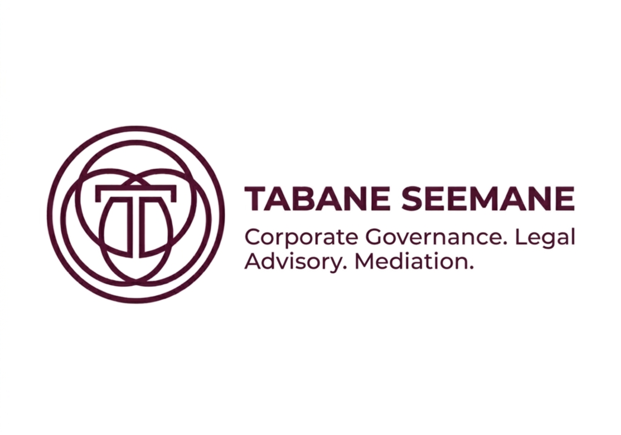 Tabane Seemane (Pty) Ltd Corporate Governance, Legal Advisory and Mediation Logo